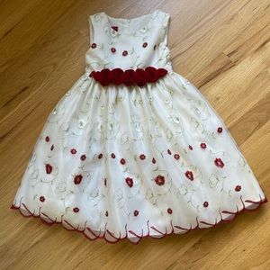 Princess Faith Girls Holiday Dress Size 5